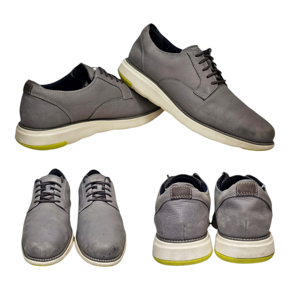 Cole Haan Grand Camden Oxfords C33830 Men’s 11.5M Grey Leather‎